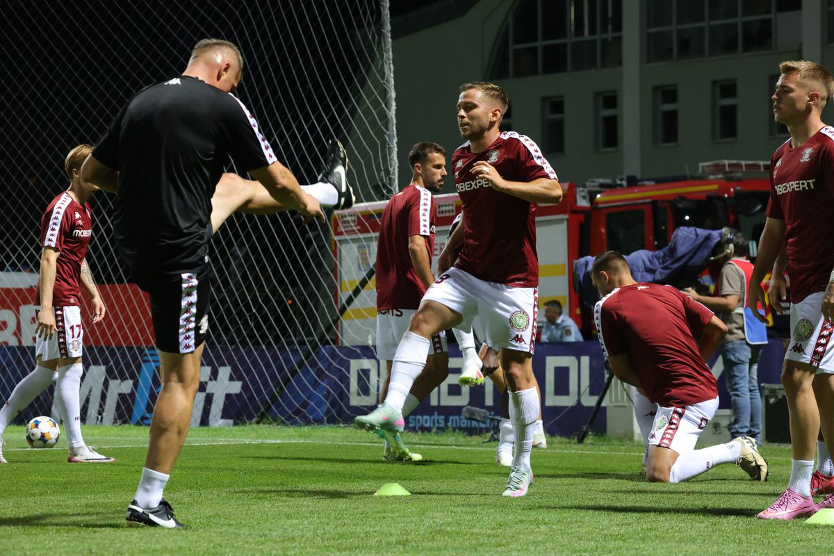 Csikszereda - Rapid: primele imagini de la nivelul gazonului