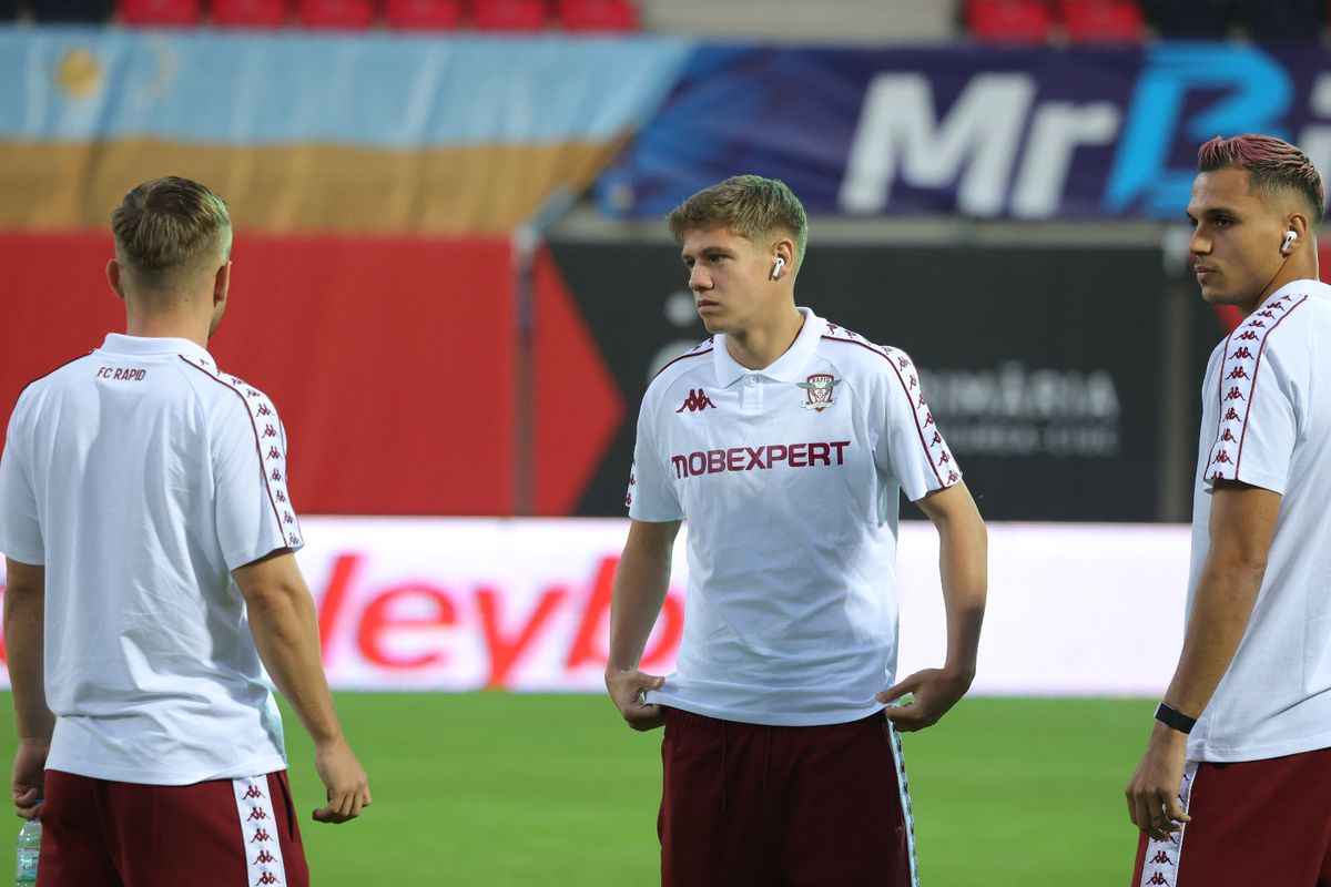 Csikszereda - Rapid: primele imagini de la nivelul gazonului