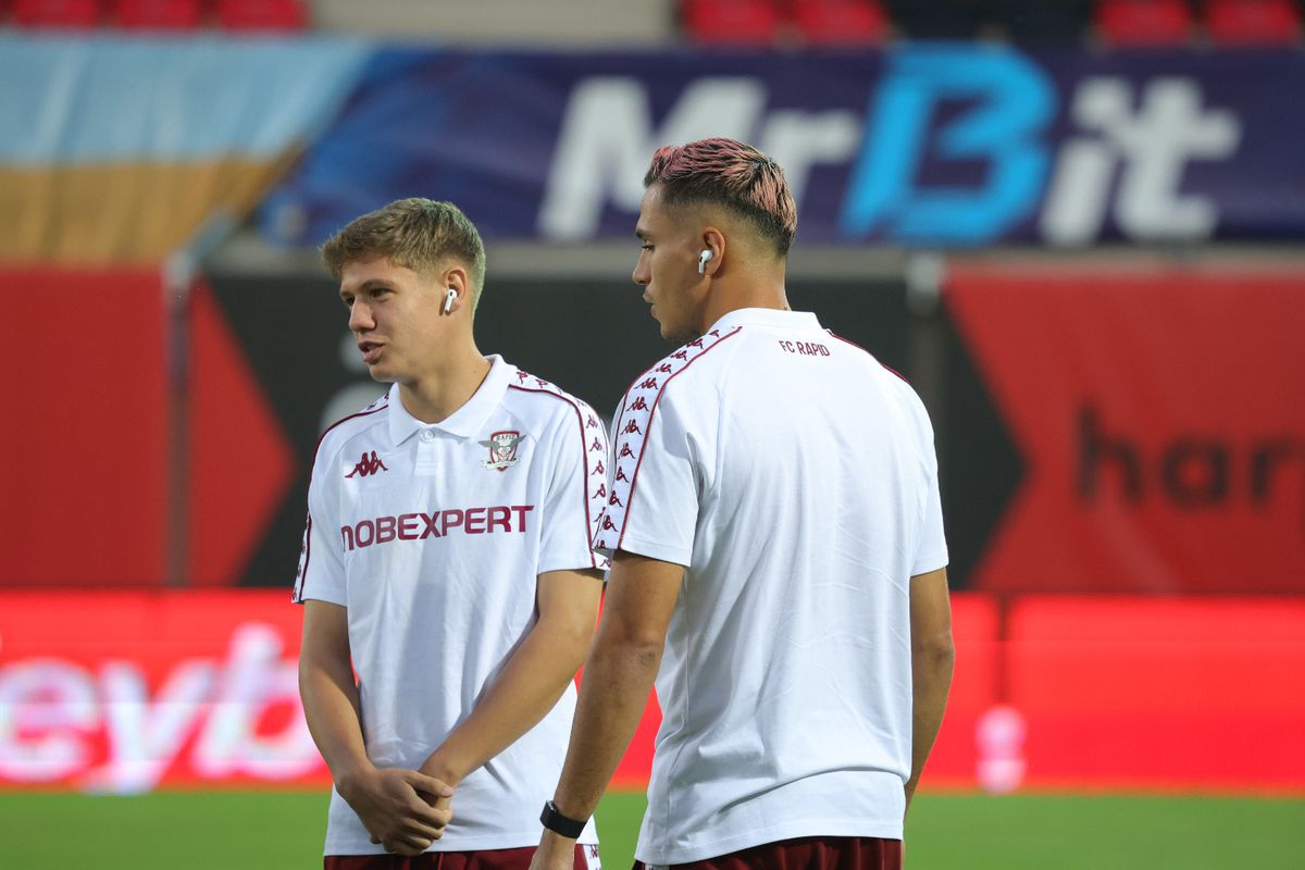 Csikszereda - Rapid: primele imagini de la nivelul gazonului