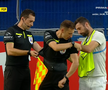 Claudiu Marcu, arbitrul de rezervă. FOTO: captură Prima Sport