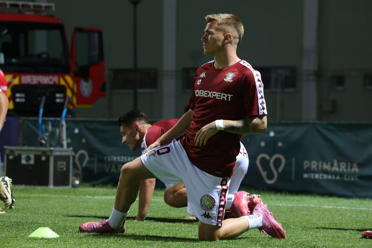 Csikszereda - Rapid: primele imagini de la nivelul gazonului