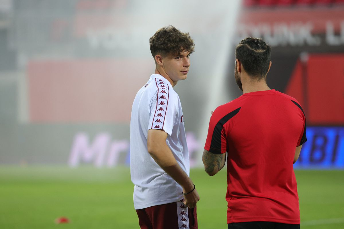 Csikszereda - Rapid: primele imagini de la nivelul gazonului