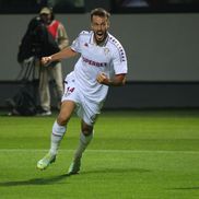 Jakub Hromada în Csikszereda - Rapid, în etapa 3 din Superliga. FOTO: Ionuț Iordache