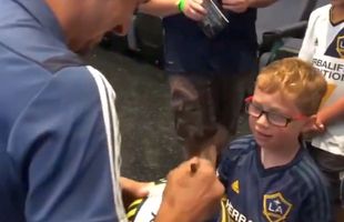 VIDEO Un copil l-a întrebat pe Ibrahimovic: „Mă cunoști?” » Reacția lui Zlatan