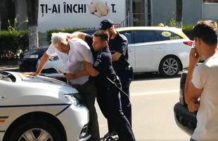 VIDEO ȘOCANT! Un polițist agresează doi bătrâni în Slobozia! Filmarea a devenit virală: ce făcuse, de fapt, șoferul