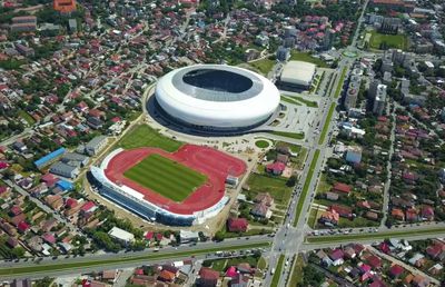 VIDEO & FOTO Încă un stadion modern inaugurat la Craiova: e unic în România