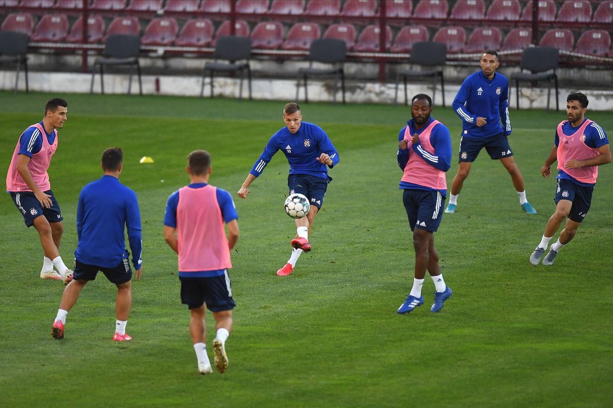 CFR - Dinamo Zagreb, antrenament + conferință