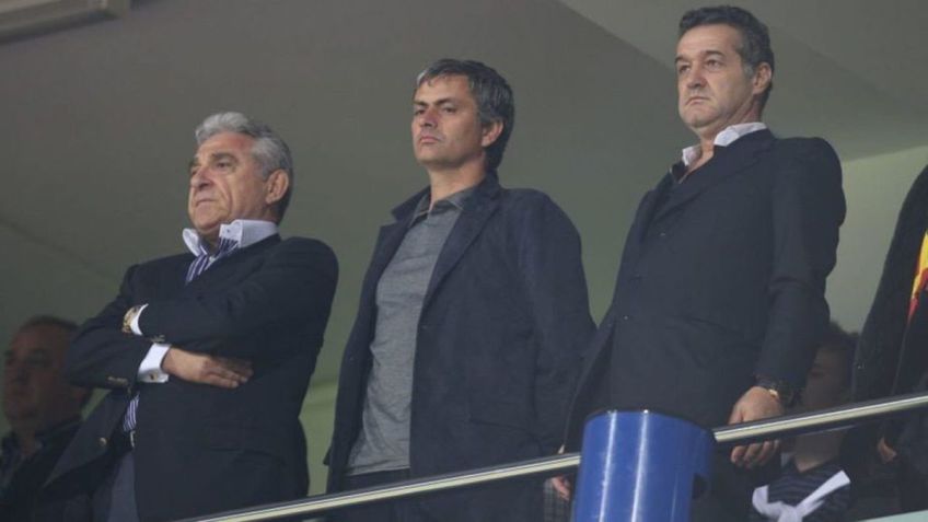 Mourinho, Giovanni Becali și Gigi Becali, împreună la un meci