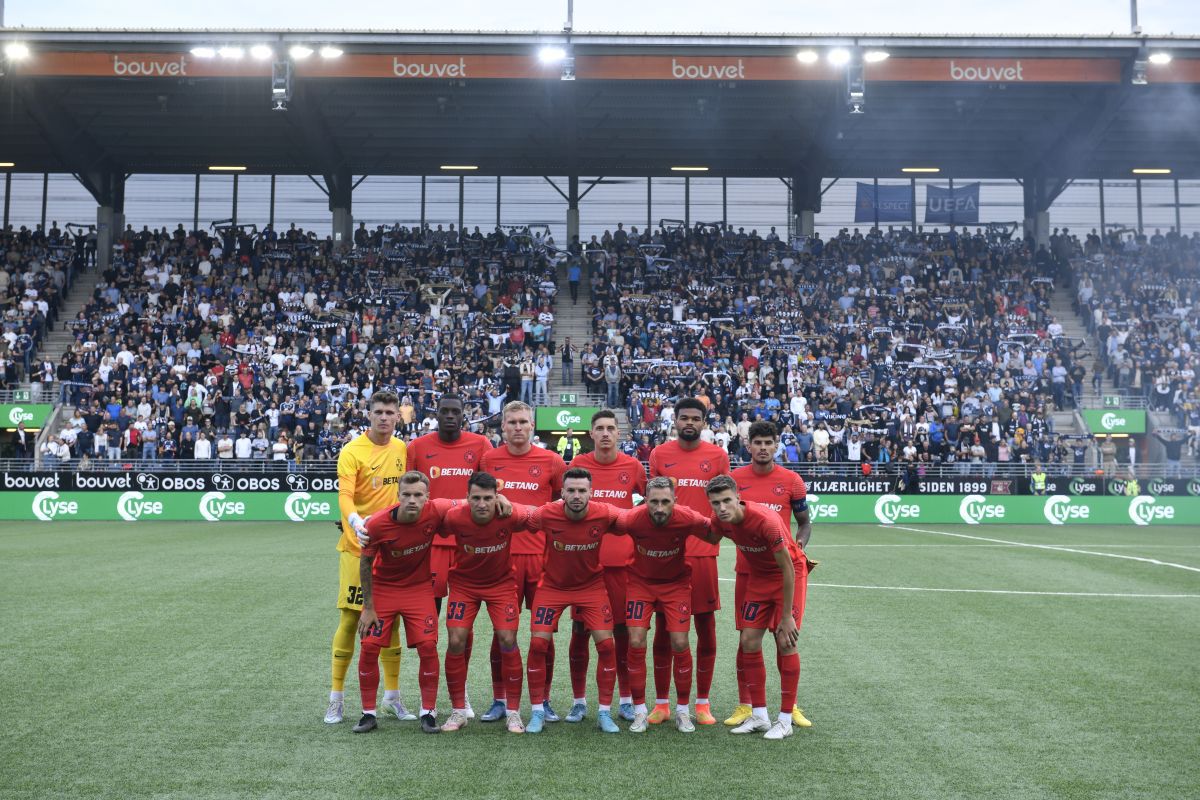 Superatmosferă la Viking - FCSB! Imaginile trimise de corespondenții GSP în Norvegia: „România, România”!