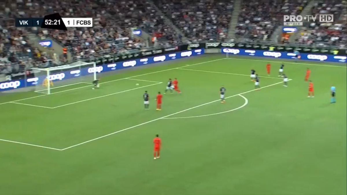 Eroare după pauză! Ce a apărut pe grafica televiziunii norvegiene în repriza secundă