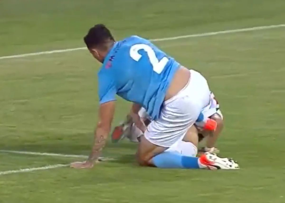 Fază scandaloasă în Oțelul - Voluntari » Gestul violent ignorat de Feșnic și de oficialii din camera VAR