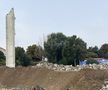 Vizită pe șantierul viitoarei arene de 100 de milioane de euro » Ce problemă au întâmpinat muncitorii + mesajul istoric căutat pe sub dărâmături