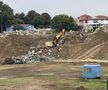 Vizită pe șantierul viitoarei arene de 100 de milioane de euro » Ce problemă au întâmpinat muncitorii + mesajul istoric căutat pe sub dărâmături