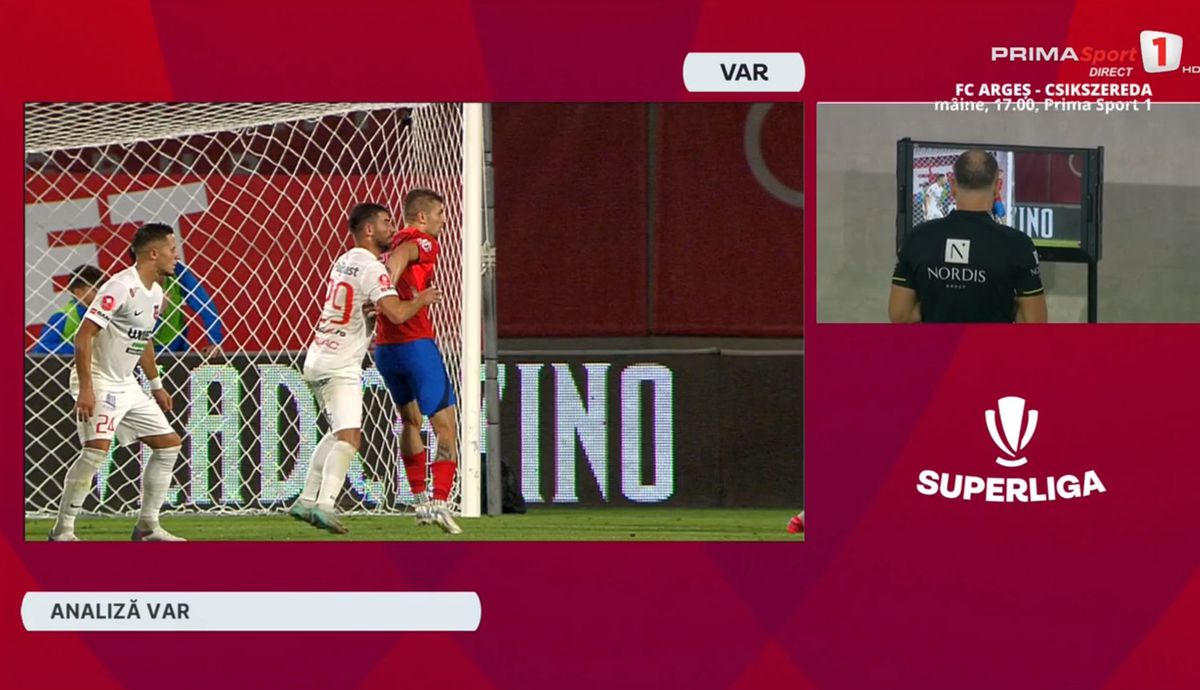 Verdictul lui Balaj la cea mai controversată fază din Hermannstadt - FCSB: „Dacă era invers...”