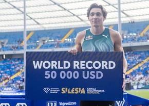 Armand Duplantis, încă un record mondial la săritura cu prăjina! » A ajuns la al zecelea din carieră și a primit încă un cec de 50.000 de dolari