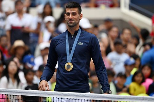 Novak Djokovic a venit la New York cu medalia olimpică de aur Foto: Imago