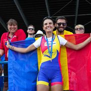 Ionela Cozmiuc, aur la schif simplu cat. ușoară la Campionatele Mondiale 2024 Foto: FR Canotaj / Balint Czucz