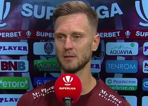 Damjan Djokovic a marcat primul gol de la revenirea la CFR Cluj și a explicat de ce s-a bucurat reținut: „Îmi era și frică”