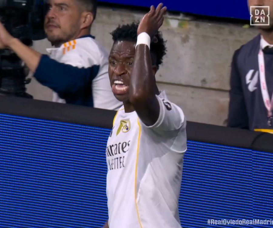 Suporterul lui Oviedo, reținut în Spania pentru gesturi rasiste la adresa lui Vinicius și Mbappe