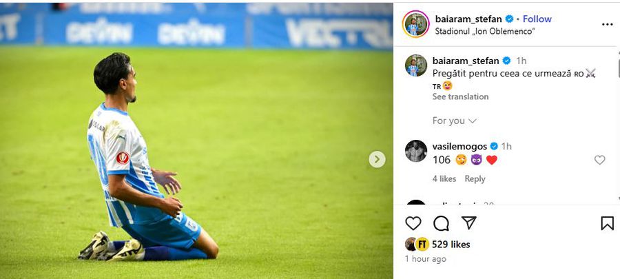 Ștefan Baiaram a făcut anunțul mult așteptat de olteni