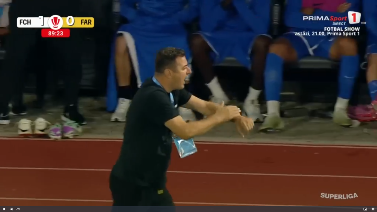 Farul putea primi penalty în minutul 90 cu Hermannstadt