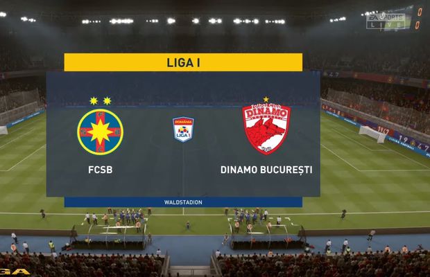 Derbyul FCSB - Dinamo în next-gen » Liga 1 se întoarce și în FIFA 21!