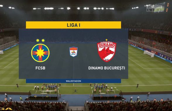 Derbyul FCSB - Dinamo în next-gen » Liga 1 se întoarce și în FIFA 21!