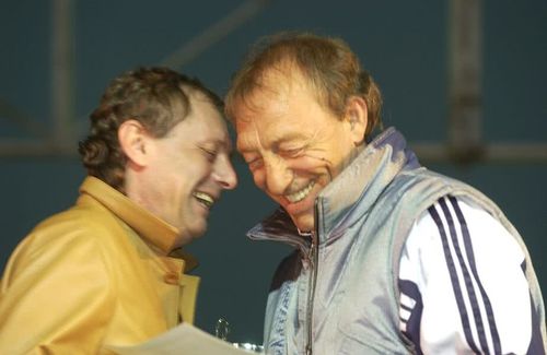 Ilie Balaci (1956 - 2018) și Gicu Dobrin (1947-2007)