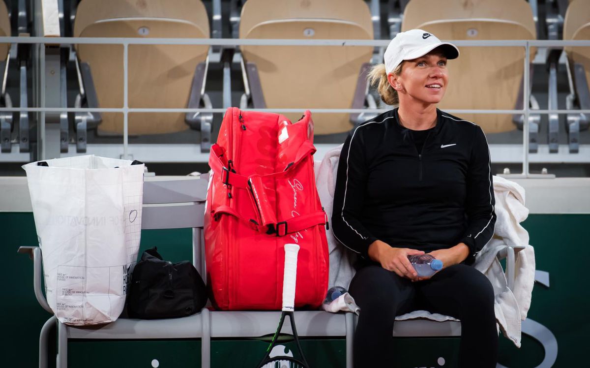 FOTO Simona Halep, antrenament în noul „Philippe Chatrier" » Cum arată arena