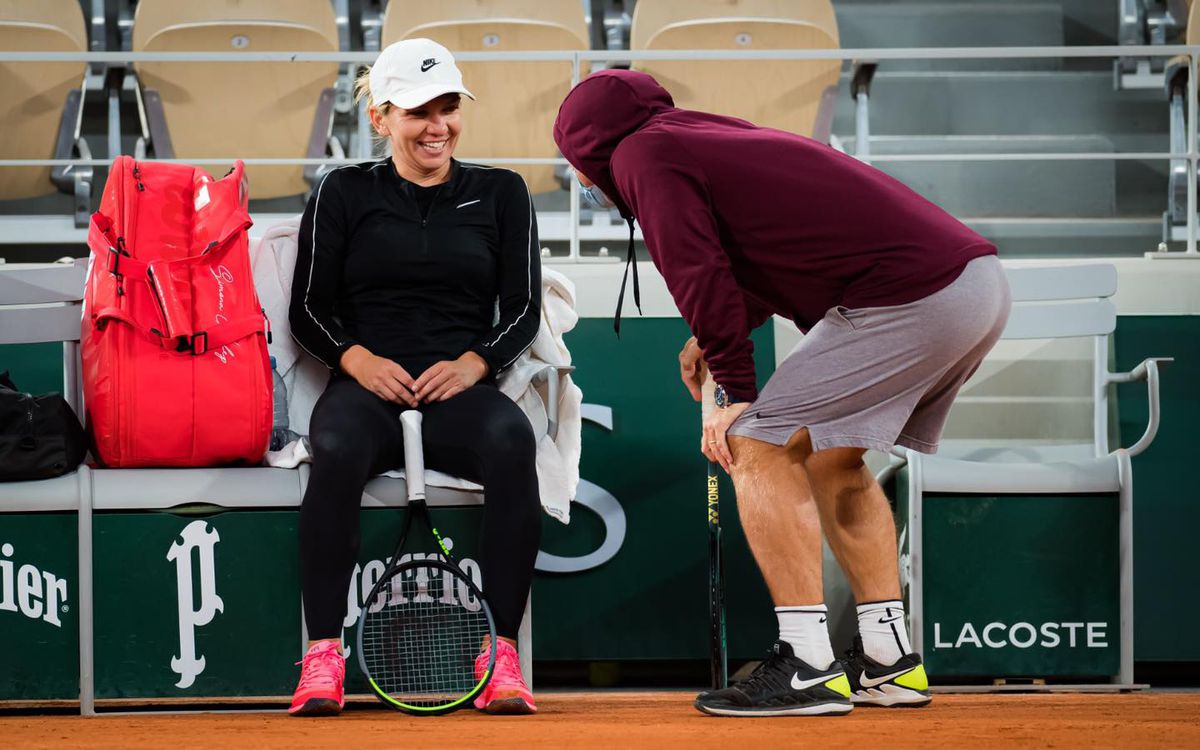 FOTO Simona Halep, antrenament în noul „Philippe Chatrier" » Cum arată arena