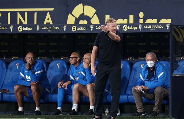 Verdict pentru Ronald Koeman » Ce suspendare a primit după ce a fost eliminat cu Cadiz + decizie și în cazul lui Frenkie de Jong