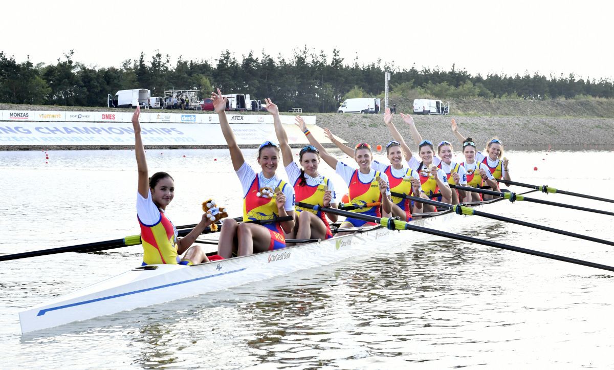 Aur pentru barca de 8+1 a României la Mondialele de la Racice