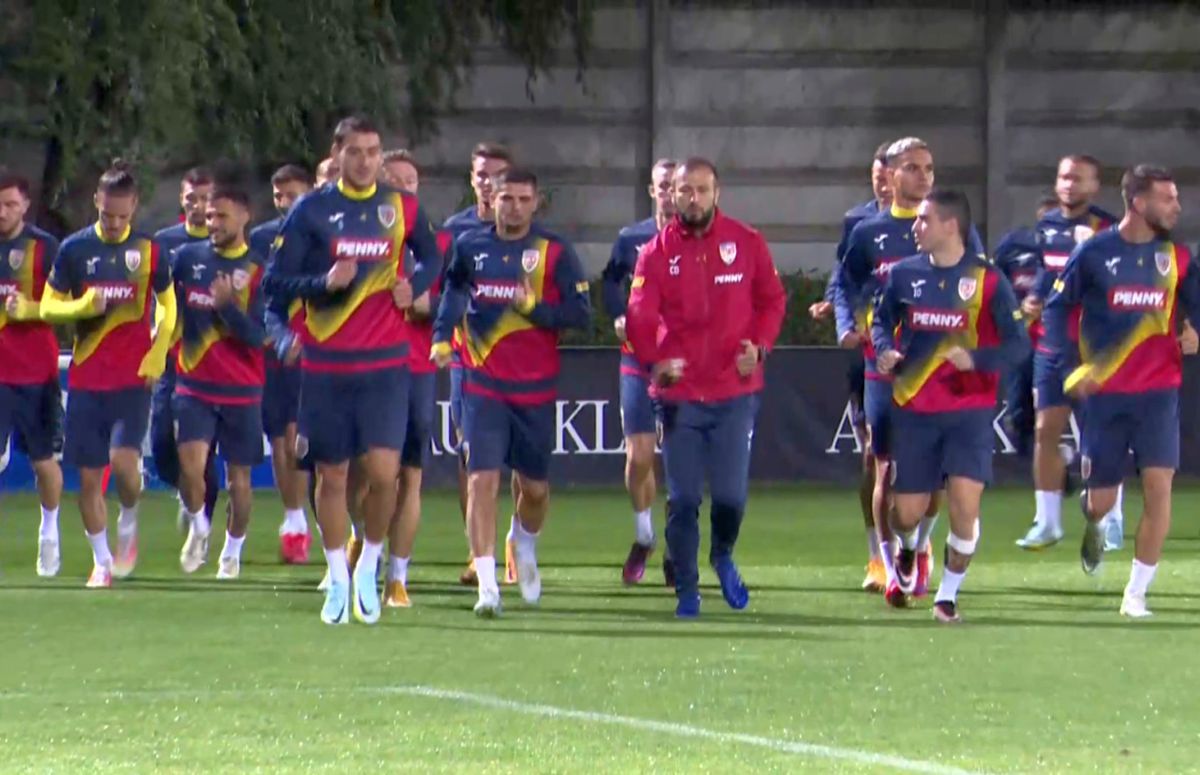 Antrenamentul oficial al „tricolorilor” înaintea confruntării cu Bosnia