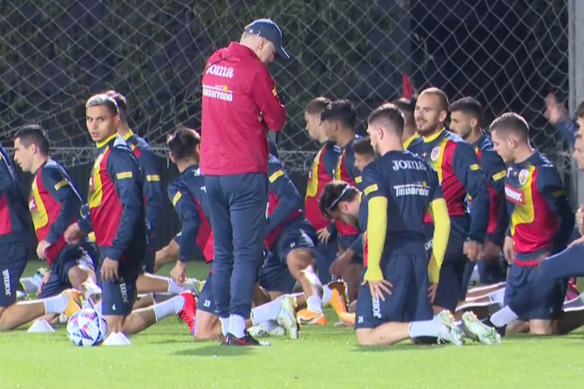 Antrenamentul oficial al „tricolorilor” înaintea confruntării cu Bosnia