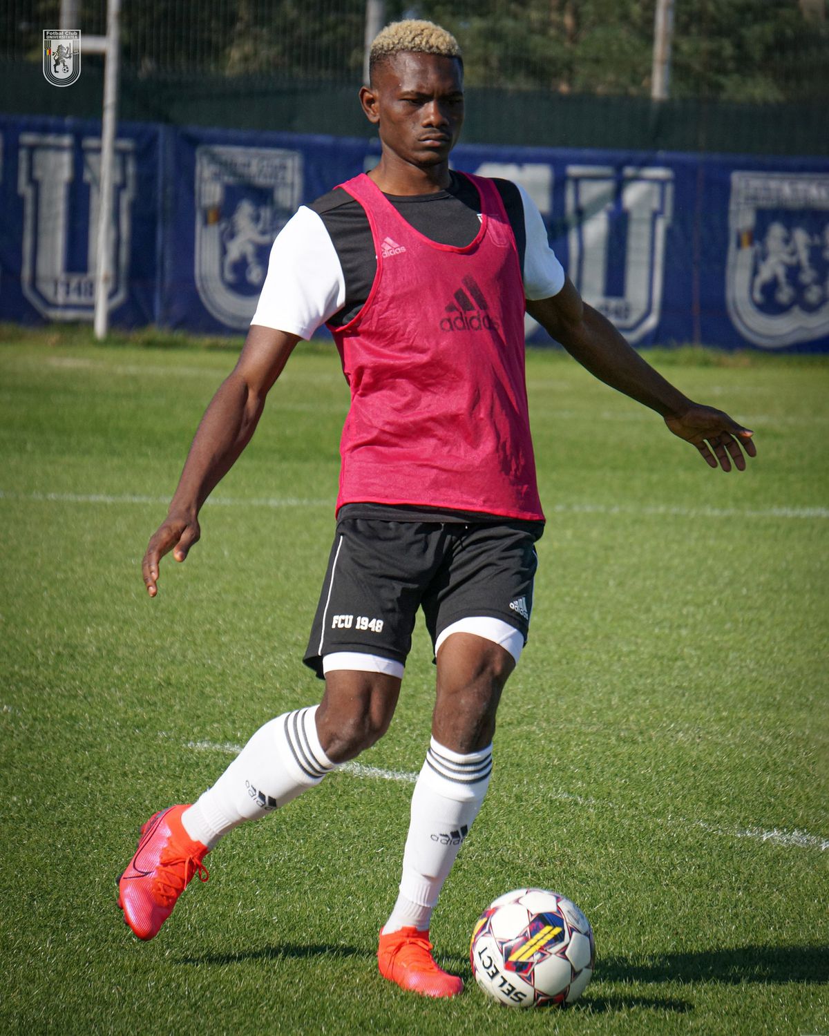 Jibril Ibrahim, la primul antrenament la FCU Craiova