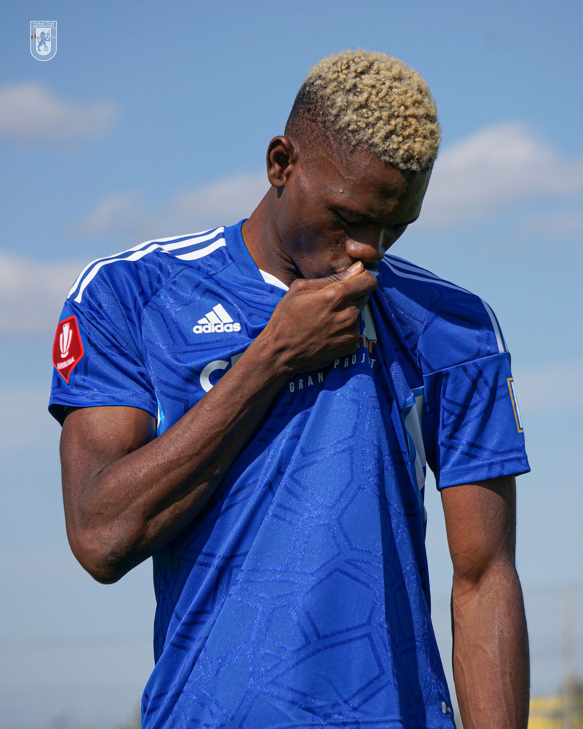 Jibril Ibrahim, la primul antrenament la FCU Craiova