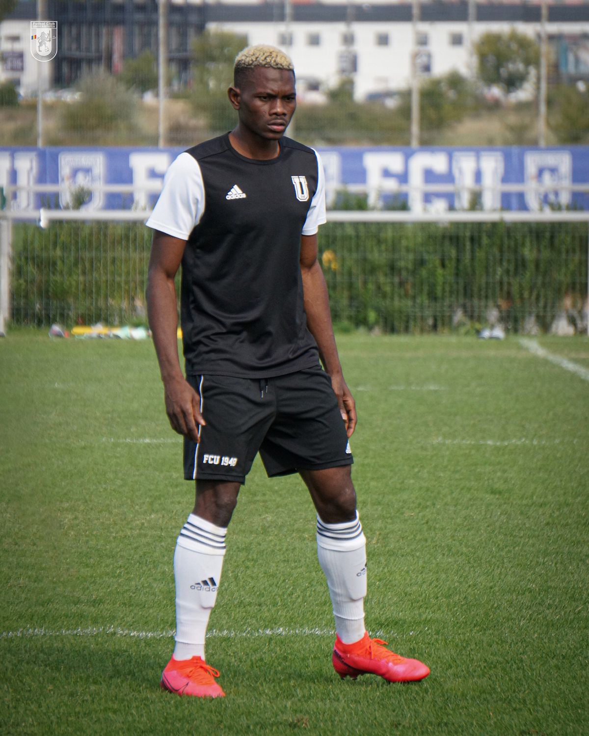 Jibril Ibrahim, la primul antrenament la FCU Craiova