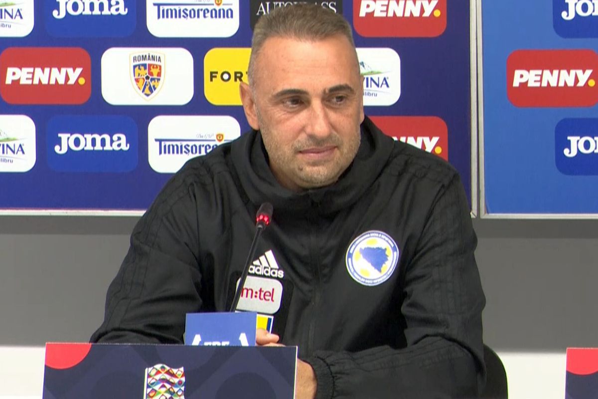 Surpriză neplăcută pentru jurnaliștii români la conferința selecționerului Bosniei: „Noi avem dovada, ce să facem?”