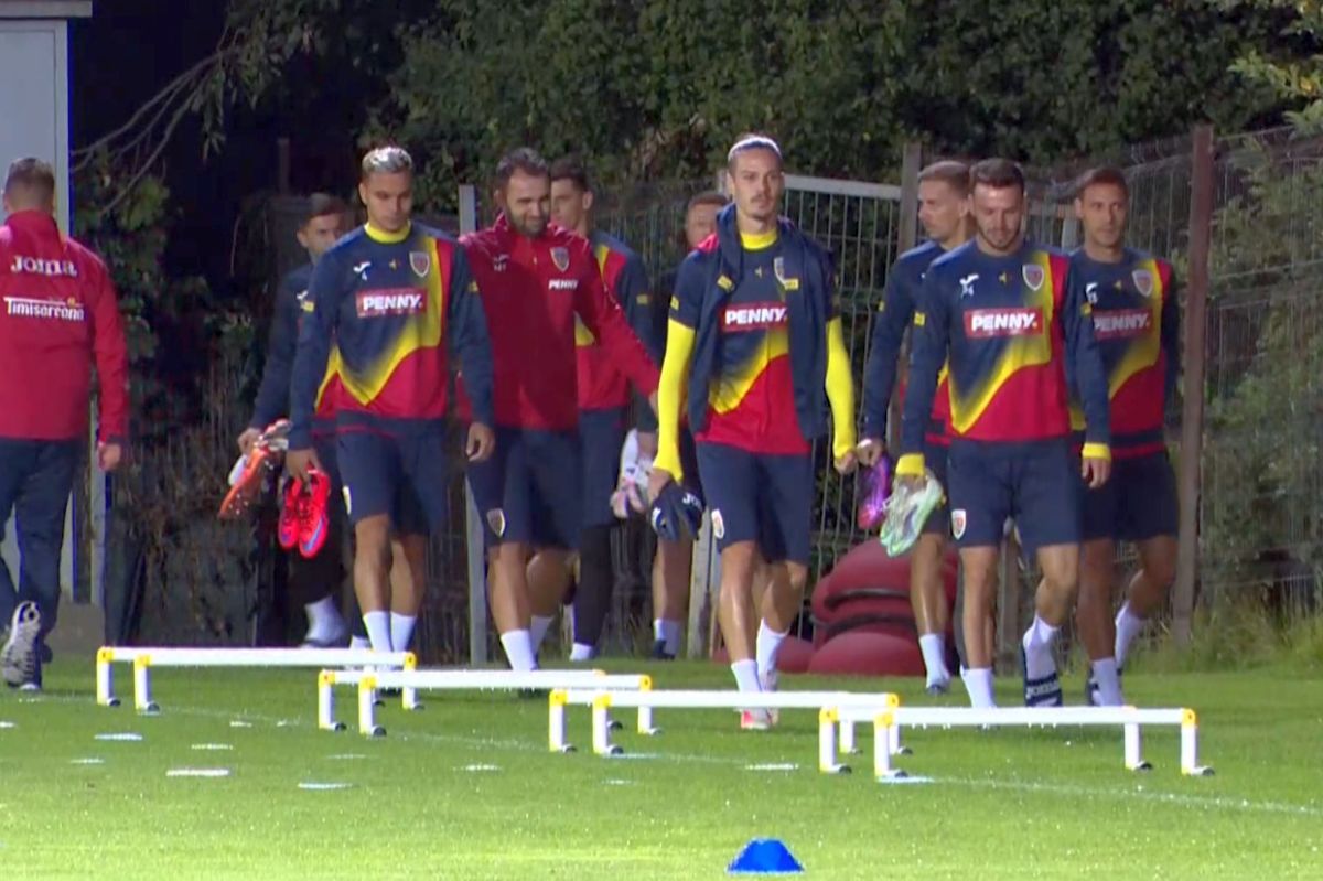 Antrenamentul oficial al „tricolorilor” înaintea confruntării cu Bosnia