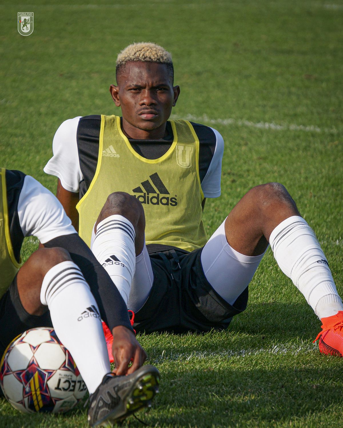 Jibril Ibrahim, la primul antrenament la FCU Craiova