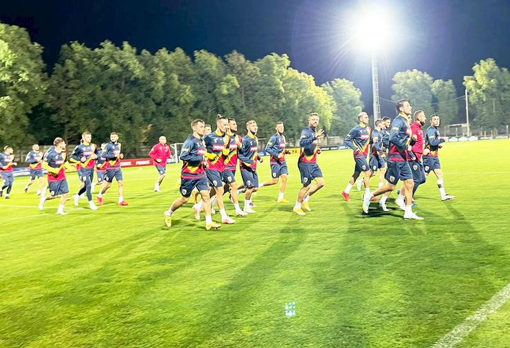 Imagini de la antrenamentul oficial al „tricolorilor” / FOTO: Vlad Nedelea (GSP)