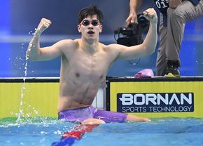 Chinezul Pan Zhanle s-a apropiat de recordul mondial al lui David Popovici de la 100 metri liber