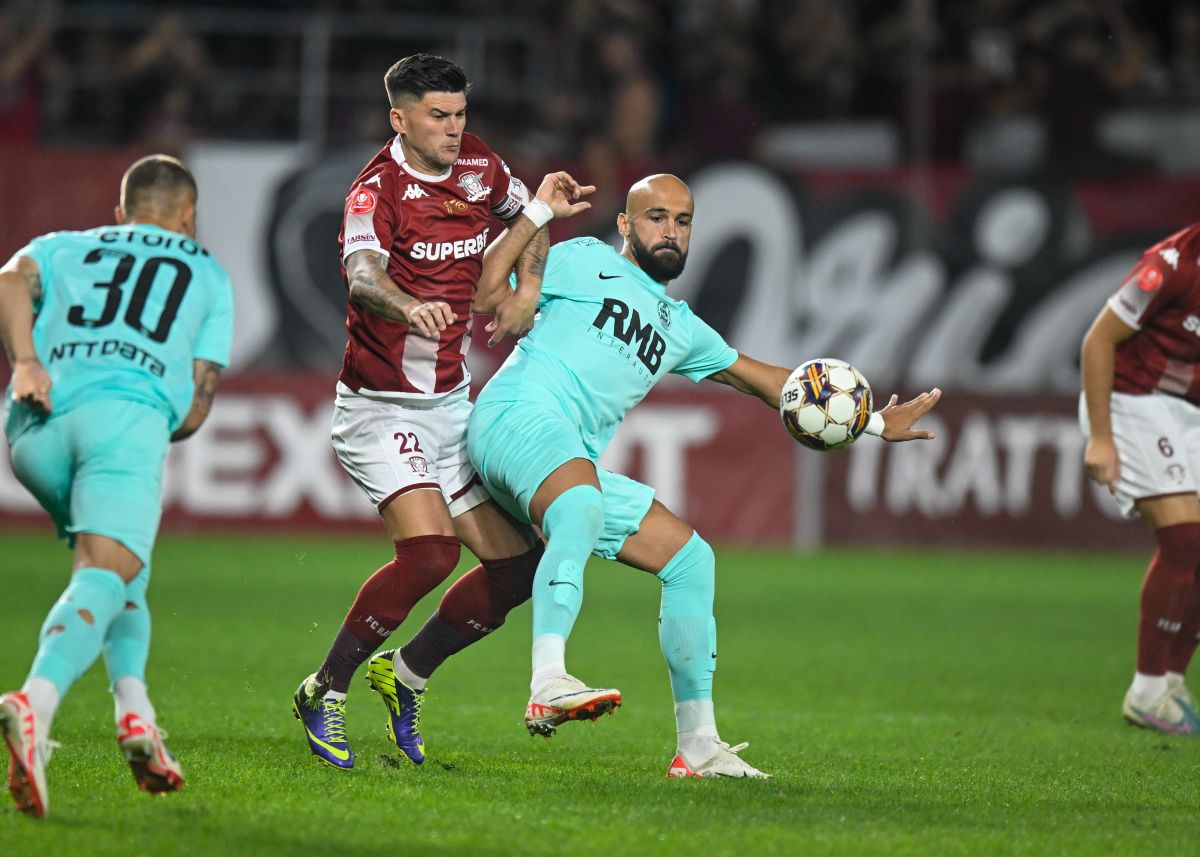 Jucătorii Rapidului au sărbătorit cu fanii victoria cu CFR Cluj! Imagini spectaculoase la finalul meciului + Ce a declarat Dan Șucu