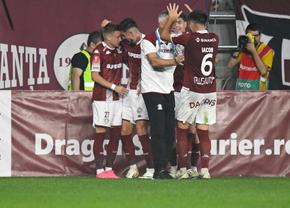 8 detalii de la Rapid - CFR Cluj 3-1 » Gestul lui Rrahmani de la gol + indicații de la antrenorul portarilor