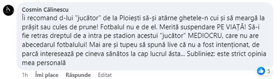 Oficialul lui Hermannstadt s-a repliat după ce l-a trimis pe Țicu „la prășit”: „Îi prezint scuzele mele și chiar sper să demonstreze că m-am înșelat în privința lui”