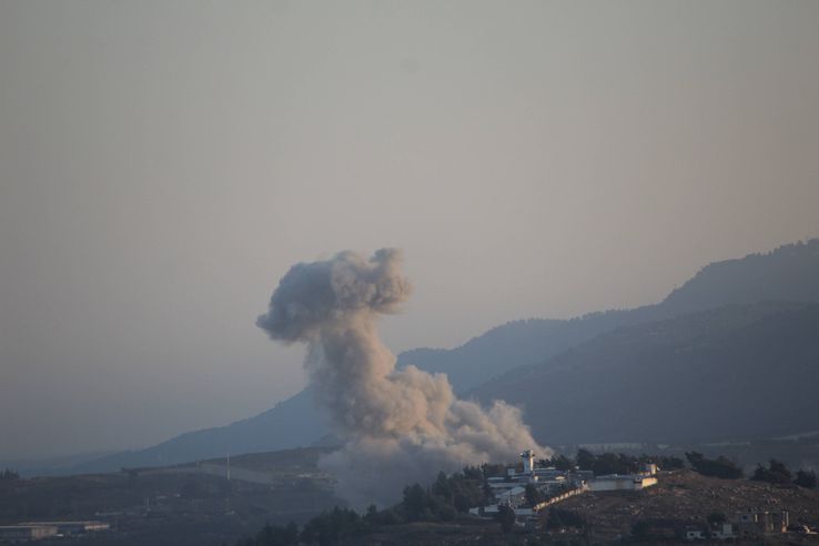 Atacurile lansate de Israel în Liban, la Kafr Kila / FOTO: Imago