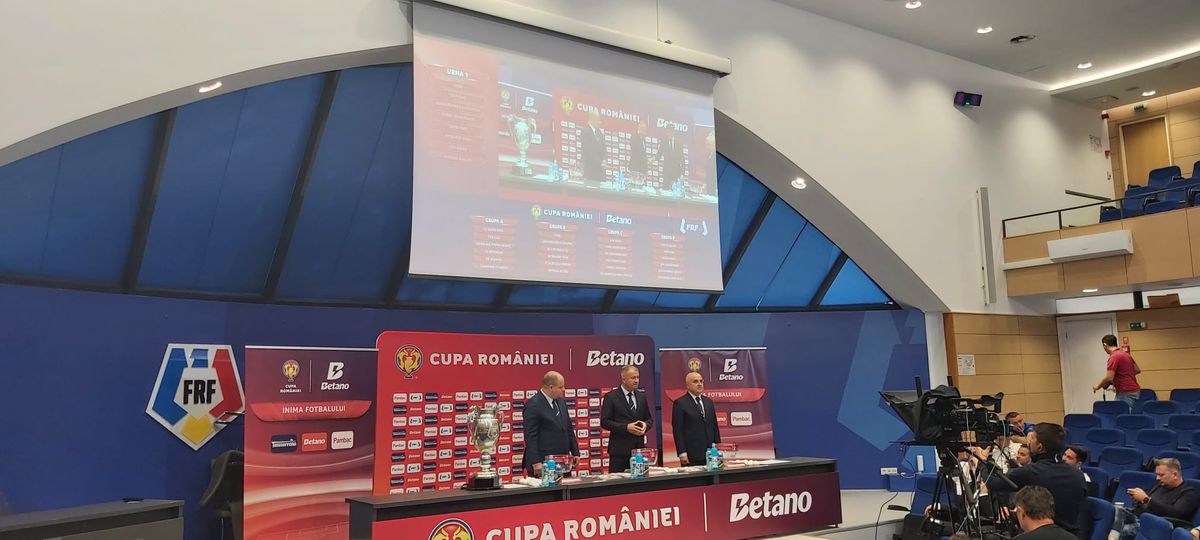 Știm cele 4 grupe din Cupa României Betano! ȘOC: Dinamo - FCSB în prima rundă » Programul complet al meciurilor