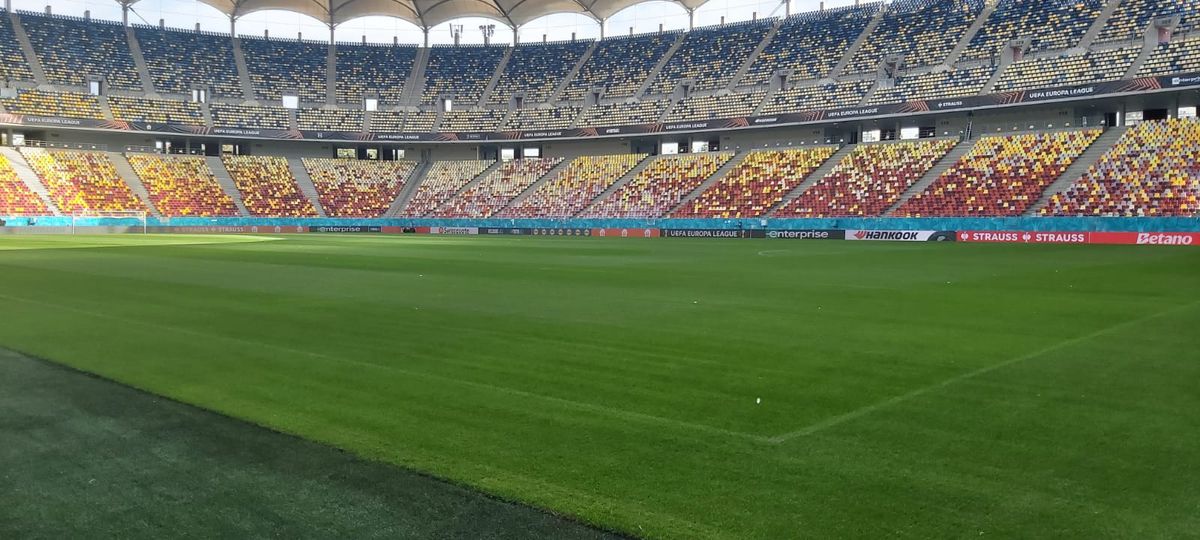 Cum arată gazonul Arenei Naționale, cu o zi înainte de FCSB - RFS