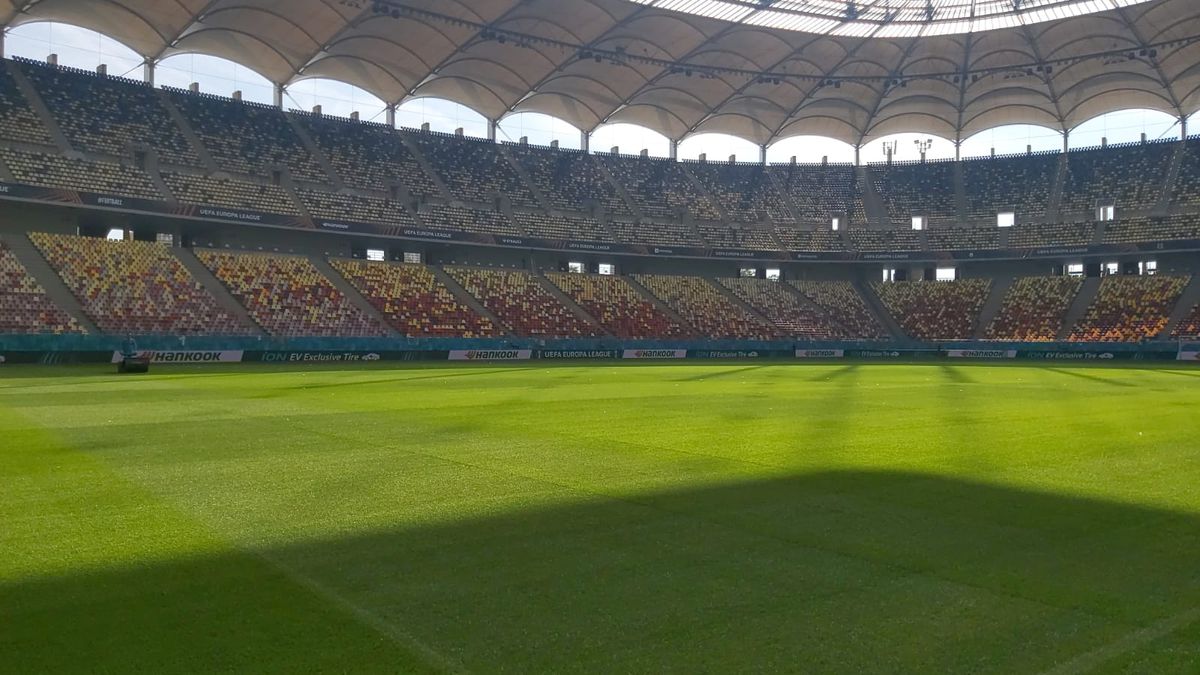 Cum se prezintă gazonul de pe Arena Națională înainte de FCSB - RFS