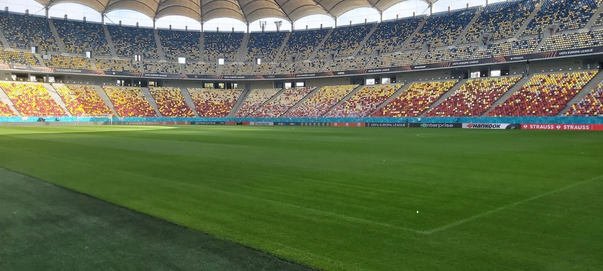 Cum se prezintă gazonul de pe Arena Națională înainte de FCSB - RFS